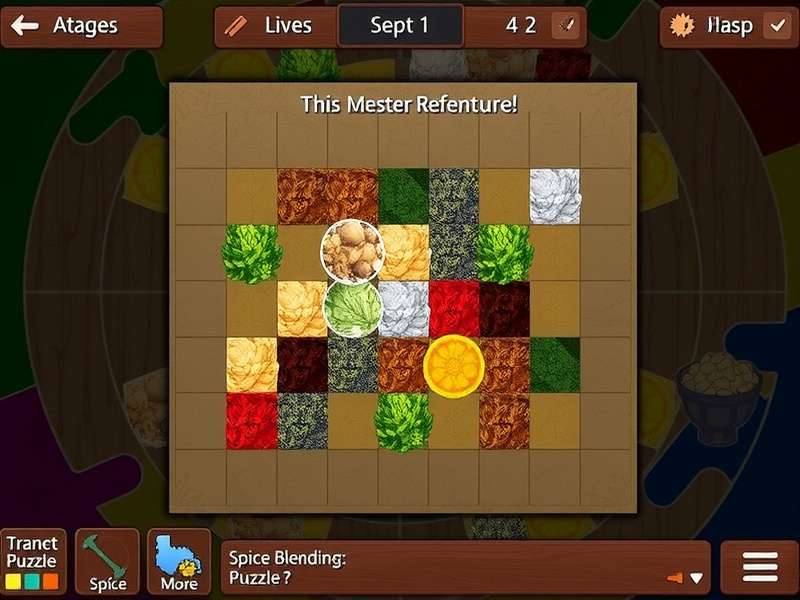 Spice Blending Puzzle in Game